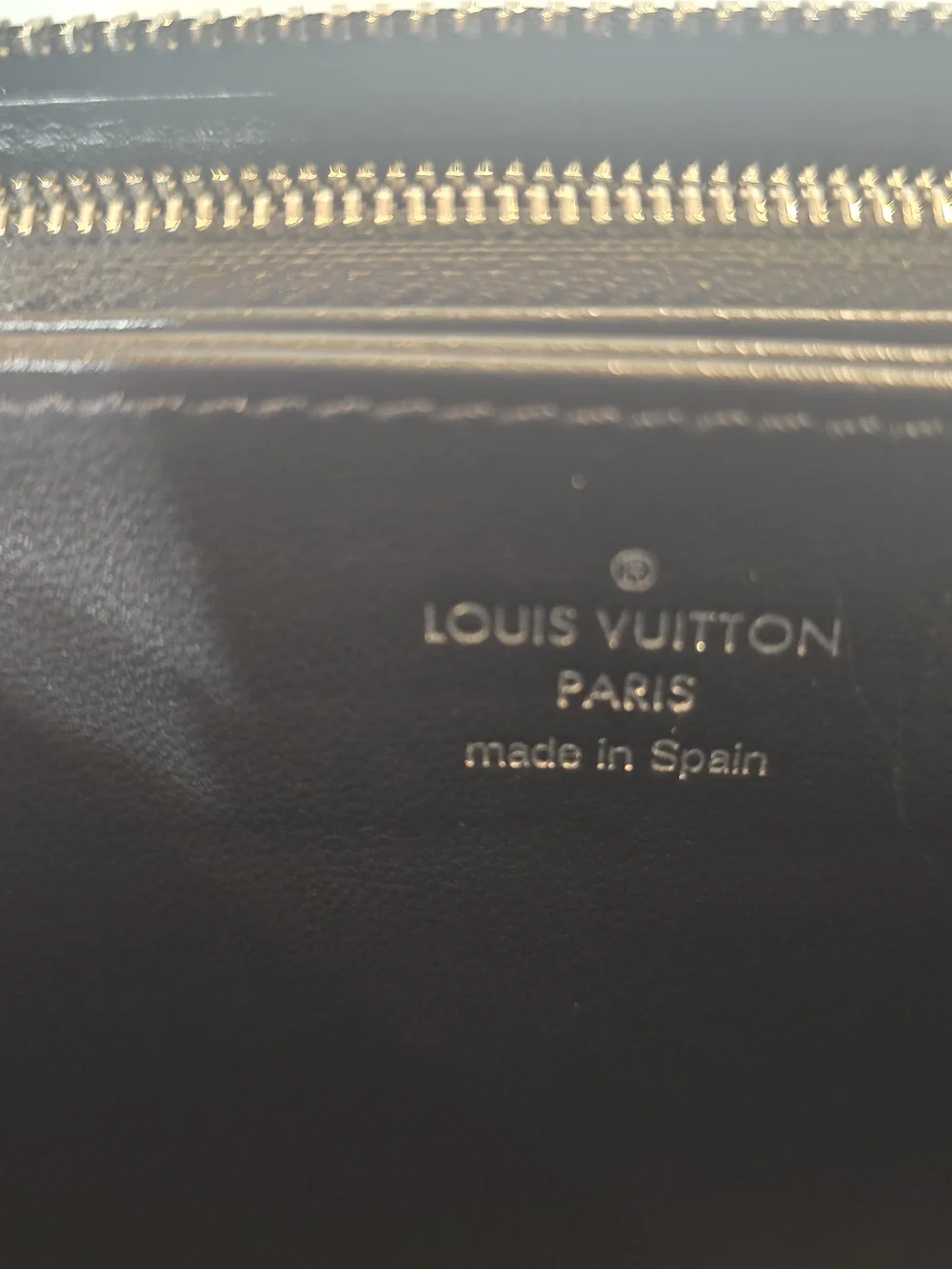 Louis Vuitton Black Monogram Zip Wallet-microchipped